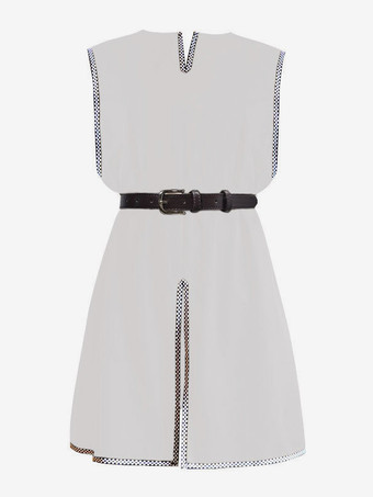 ホワイト コーヒーブラウンヴィンテージトップレトロ中世メンズレトロナイトチュニックラウンドカラーローブバトルウォリアーコスチューム バーガンディ