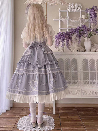 スイートロリータドレスポリエステルノースリーブジャンパーロリータドレス