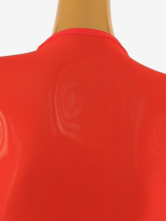 ラテンダンスドレス トゥレレッド レディース エレガント ライクラスパンデックス ドレス ダンスウェア