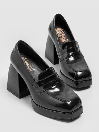 レディース ヒールサンダル ラウンドトゥサンダル チャンキーヒール PUレザー