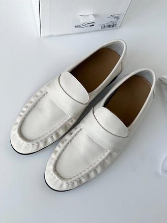 Cheap on sale white loafers