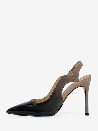 as imageWomen's High Heels Plus Size Pointed Toe Slingback Pumps