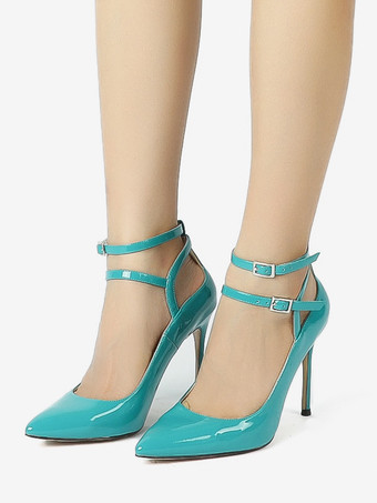 Décolleté da donna con cinturino alla caviglia con fibbia e punta a punta