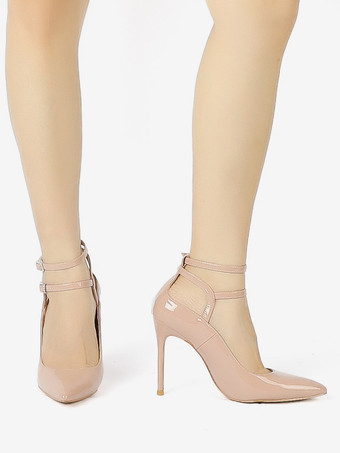 Décolleté da donna con cinturino alla caviglia con fibbia e punta a punta