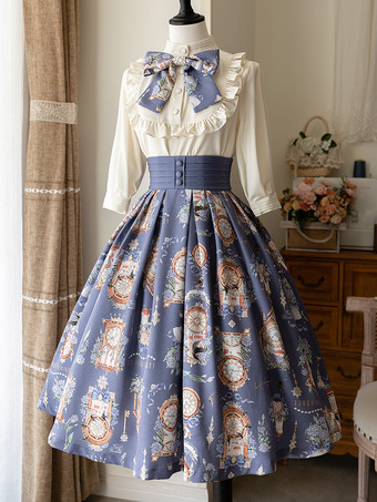 Jupes Lolita fleurie imprimé floral classique Lolita SK