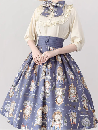 Jupes Lolita fleurie imprimé floral classique Lolita SK