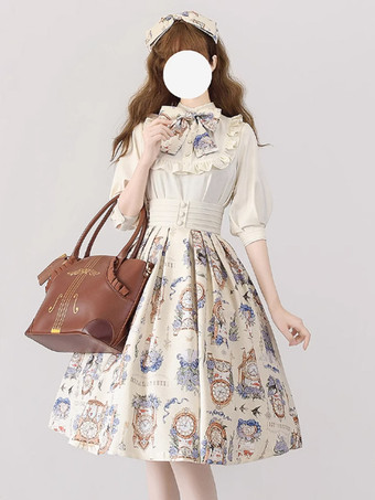 Jupes Lolita fleurie imprimé floral classique Lolita SK