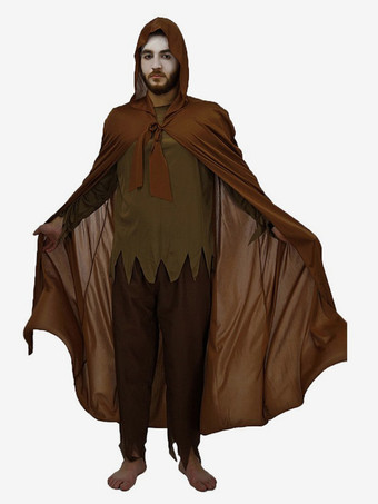 ディープブラウンコスチューム ホリデーグッズ ホリデーコスチューム クリスマス ヴィンテージ ディープブラウン ポリエステル繊維