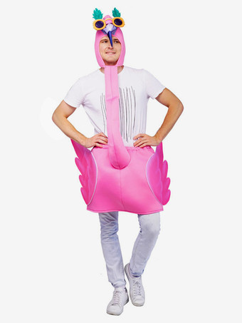 ピンクコスチューム ホリデーグッズ ホリデーコスチューム 動物 面白い ピンク ポリエステル繊維