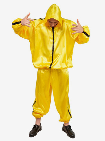 イエローコスチューム ホリデーグッズ ホリデーコスチューム ハロウィン ヒップホップ イエロー ポリエステル繊維