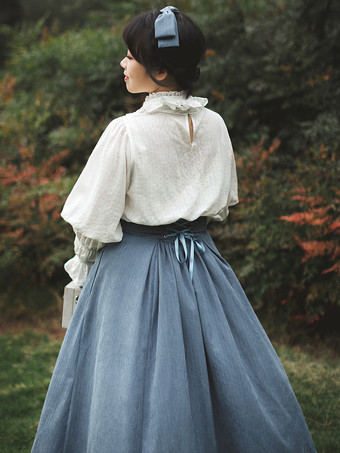 スウィートロリータSK ブルーフリルロリータスカート