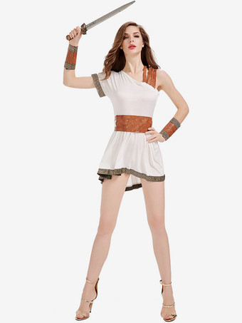 コスチューム ホリデーグッズ ホリデーコスチューム ハロウィン ホワイト ポリエステルファイバー