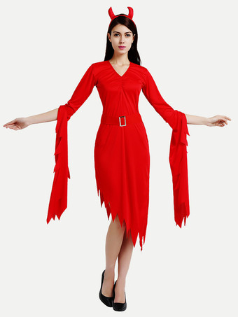 ハロウィン コスチューム ホリデーグッズ ホリデーコスチューム クリスマス セクシー レッド ポリエステル繊維