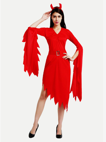 ハロウィン コスチューム ホリデーグッズ ホリデーコスチューム クリスマス セクシー レッド ポリエステル繊維