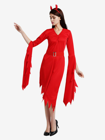 ハロウィン コスチューム ホリデーグッズ ホリデーコスチューム クリスマス セクシー レッド ポリエステル繊維