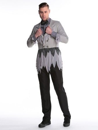 グレイコスチューム ホリデーグッズ ホリデーコスチューム クリスマス 怖いグレー ポリエステル繊維