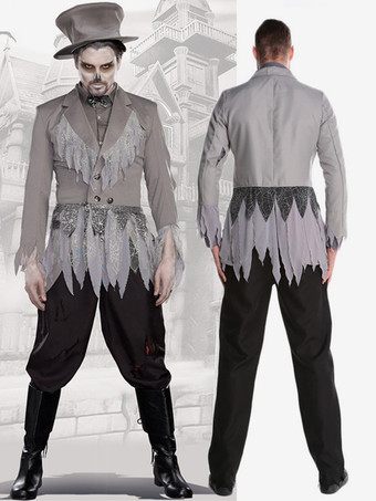 コスチューム ホリデーグッズ ホリデーコスチューム クリスマス 怖いグレー ポリエステル繊維