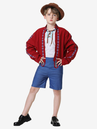 コスチューム ホリデーグッズ ホリデーコスチューム クリスマス レッド ポリエステルファイバー