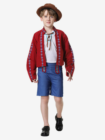 コスチューム ホリデーグッズ ホリデーコスチューム クリスマス レッド ポリエステルファイバー