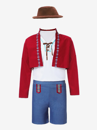 コスチューム ホリデーグッズ ホリデーコスチューム クリスマス レッド ポリエステルファイバー