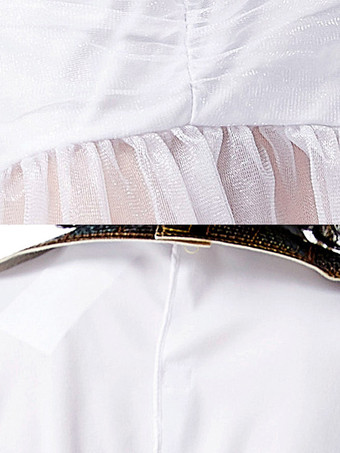 コスチューム ホリデーグッズ ホリデーコスチューム クリスマス ホワイト ポリエステル繊維