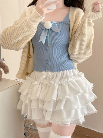 スイートロリータブルマフリルレースピンクロリータショーツ