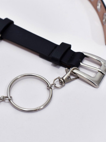 スチームパンク ロリータ アクセサリー ブラック チェーン サッシュ その他