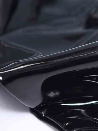 女性用ゼンテールキャットスーツ ラテックス アンモニア パテントレザー ジャンプスーツ