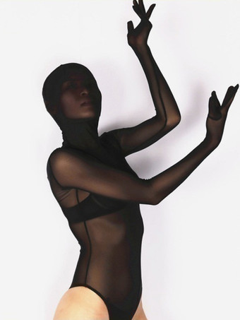 レディース ゼンタイスーツ モダール セクシー シースルー トップス シェイプウェア