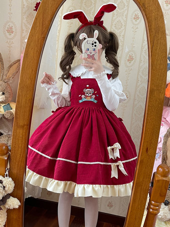 Lolitashow Lolita Coats Coffee Brown Pom Poms Color Block Overcoat Polyester Fall Lolita Outwears