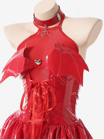 セクシー全身タイツ ハロウィン セクシーな全身タイツコスチューム女性用小悪魔ショートスカートホットガールタイツユニフォームキャットスーツ