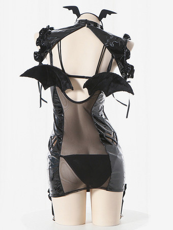 セクシー全身タイツ ハロウィン セクシーな全身タイツコスチューム 女性用 魔女 悪魔スーツ セクシーランジェリー メイド服