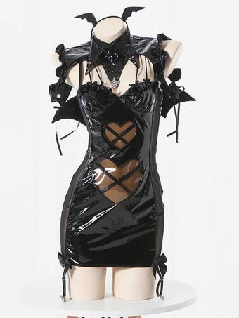 Disfraz de Cosplay Zentai de cuerpo completo para adultos, traje negro de  licra, Catsuit ajustado de una pieza, Body de Halloween para hombres y  mujeres, novedad