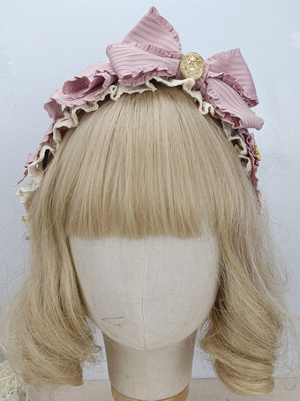 カメオピンクスウィートロリータ アクセサリー カメオ ピンク フリル リボン 帽子 その他