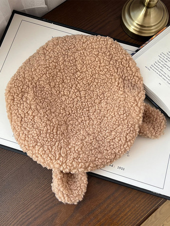 ライトブラウンROCOCOスタイル ロリータ帽子アクセサリー ディープブラウン ロリータアクセサリー