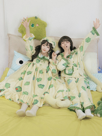 スイートロリータドレス長袖フリルロリータドレス