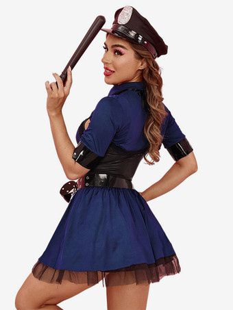 セクシーな警官コスチューム大人用ドレスランジェリー