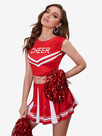 チアリーダーコスチューム レディース ブルートップスカート