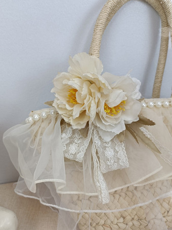 スイートロリータバッグアプリコットスパンコールハンドバッグロリータアクセサリー