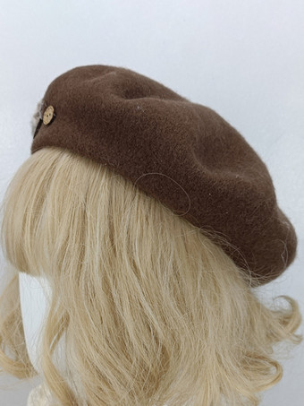 甘いロリータ帽子トープリボンアクセサリーポリエステルロリータアクセサリー