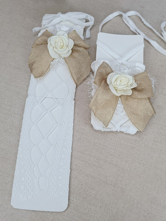 シャンパンカラーゴスロリ ソックス シャンパン リボン ネット 花 アクセサリー ポリエステル ロリータ アクセサリー