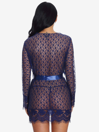 ローブ サッシュ シアー ランジェリー