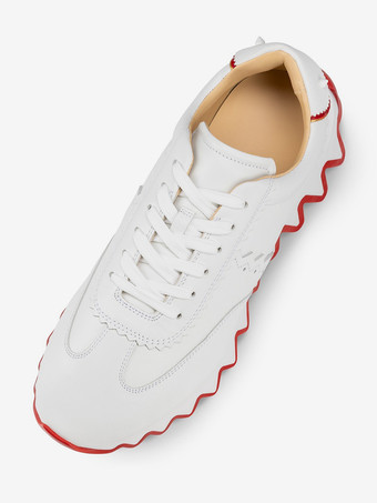 Zapatillas de deporte para hombre Zapatos de fiesta deportivos con punta redonda y poliéster blanco