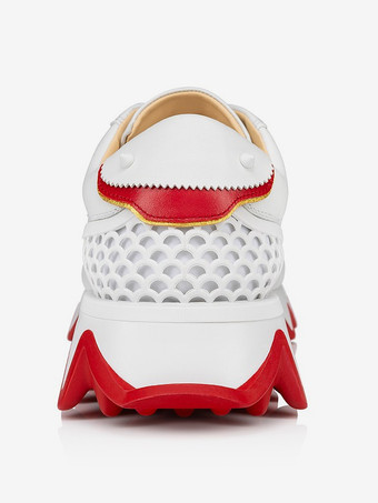 Zapatillas de deporte para hombre Zapatos de fiesta deportivos con punta redonda y poliéster blanco