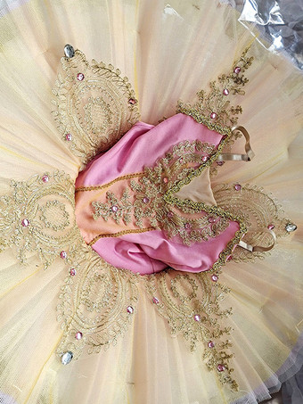 バレエドレス ピンク レディース 子供 バレリーナ フリル レース ポリエステル ドレス ダンスウェア