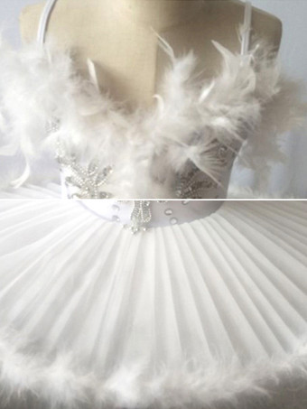 バレエドレス 黒 女の子 子供 バレリーナ フェザー フリル レース ポリエステル ドレス ダンスウェア