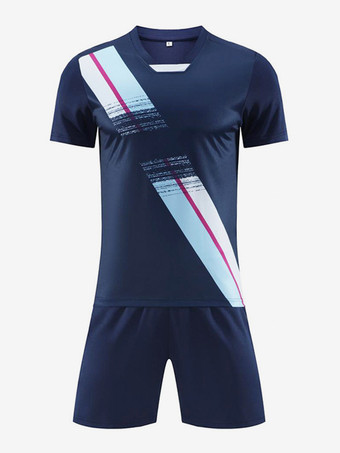 Dunkelblau Fußballtrikot 2 Stück Unisex Kinder und Erwachsene Activewear personalisiertes Weihnachtsgeschenk