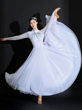 大人の中国衣装白アジアポリエステルセットドレスホリデーコスチューム