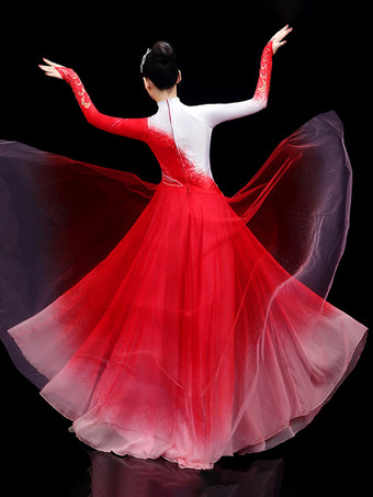 大人の中国衣装レッドアジアンラインストーンポリエステルセットドレスホリデーコスチューム