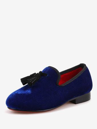 Boys royal 2025 blue dress shoes